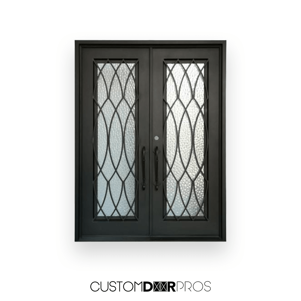 Athena Double Doors - Custom Iron Door Pros