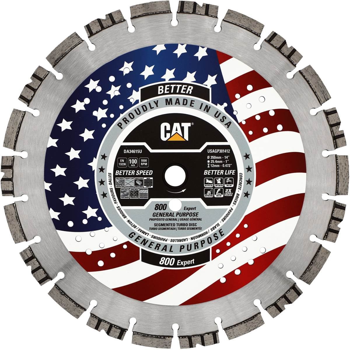 Cat 800 Expert General Purpose Diamond Blade - Cat Diamond Tools