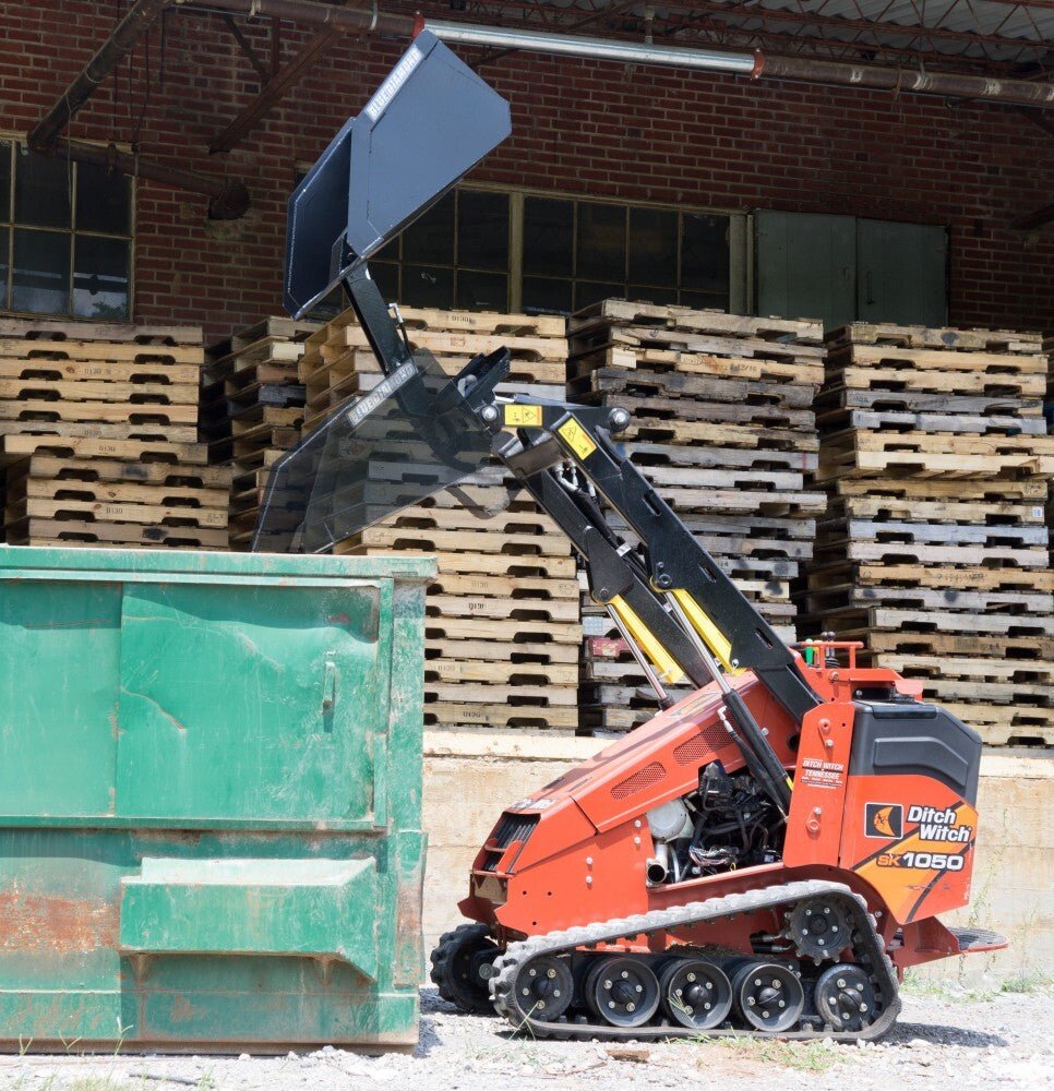 Mini Front Dump Bucket - Blue Diamond Attachments