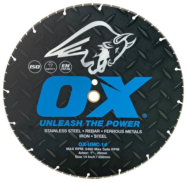 OX Ultimate Metal Cutting Vacuum Brazed Diamond Blade OX - UMC - 4.5