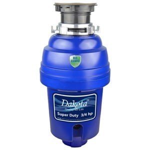 Dakota Sinks DSA-WD3000 Signature 7 5/8 Inch 3/4 HP Super Duty Waste Disposer