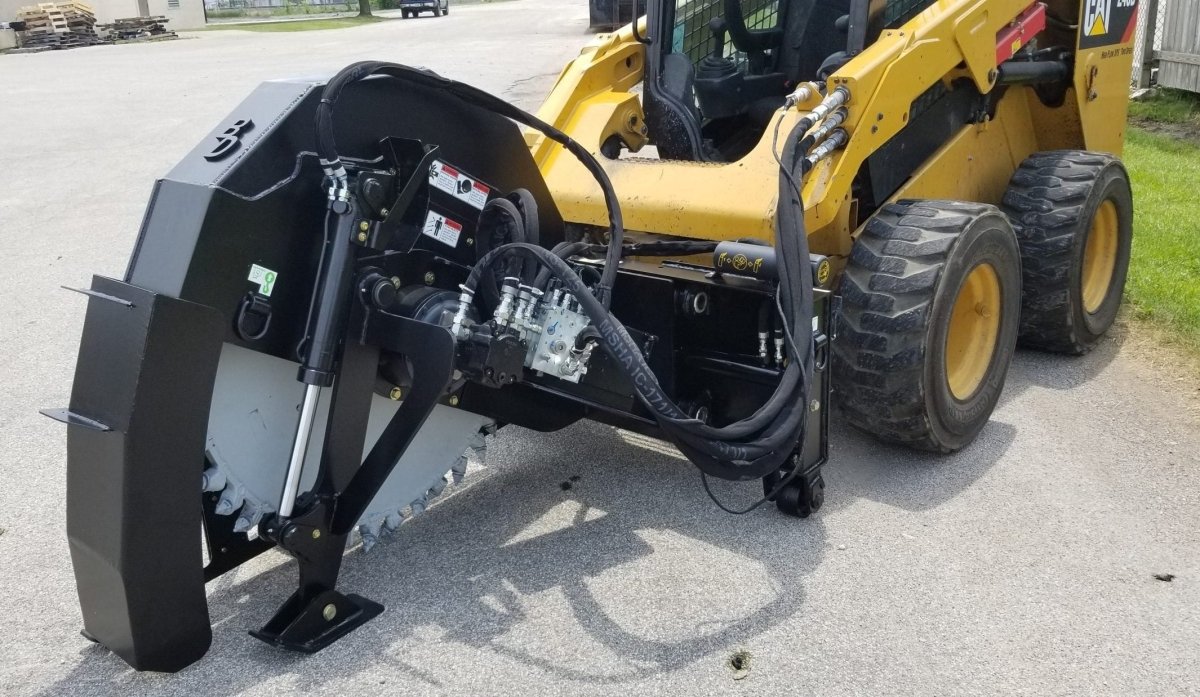 Skid Steer Road Saw - Blue Diamond Attachments